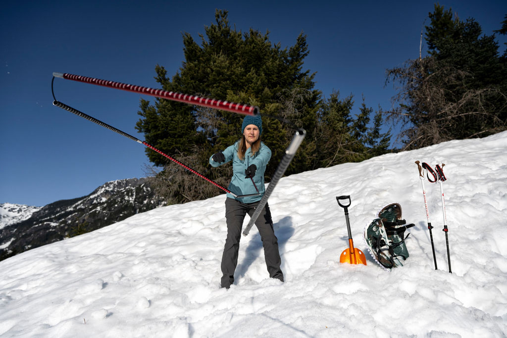 Avalanche Probe with Advanced Locking System