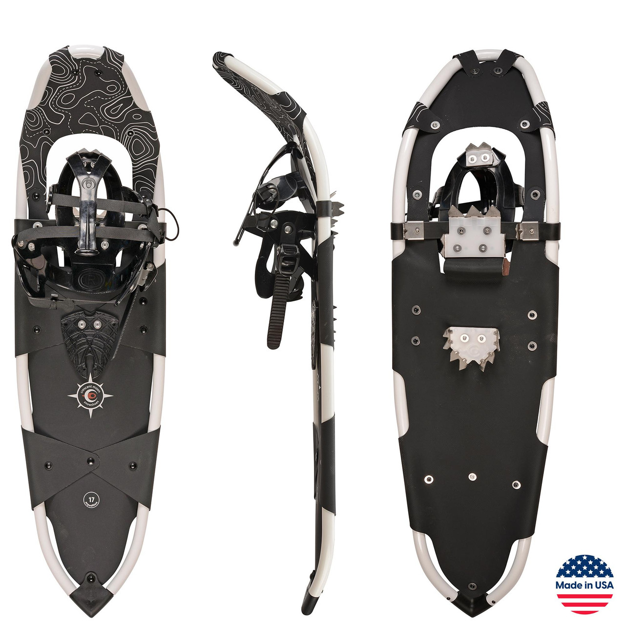 Men's Gold 17 White - Powder Ski Snowshoes