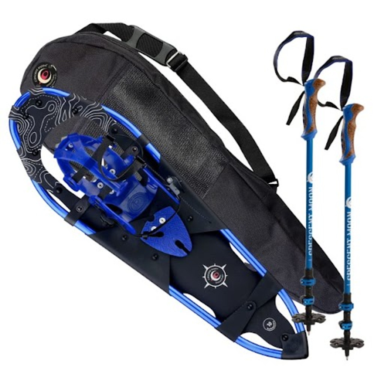 White Trekking Pole & Headlamp Bundle