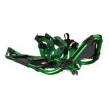 Side View of Crescent Moon Leadville 29 green snowshoes Side View of Crescent Moon Leadville 29 green snowshoes