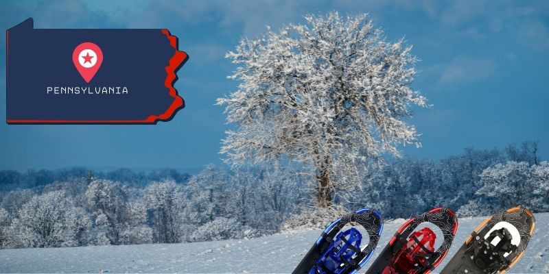 Pennsylvania Snowshoe Adventures Await At These Parks. Crescent Moon