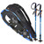 Trailhawk 27 Blue Snowshoes - Blue Trekking Poles - Small Snowshoe Bag Bundle -