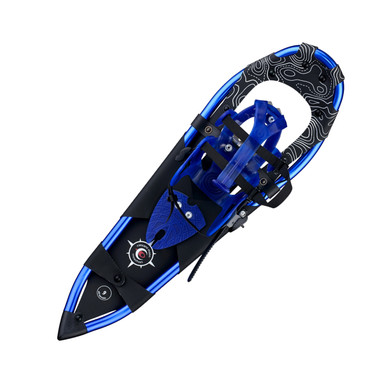 Snow Peak - ☆ soulabo HONEYCOMB ☆ Gold 9 Aluminum Trail Hiking Snowshoe - Blue - Crescent Moon