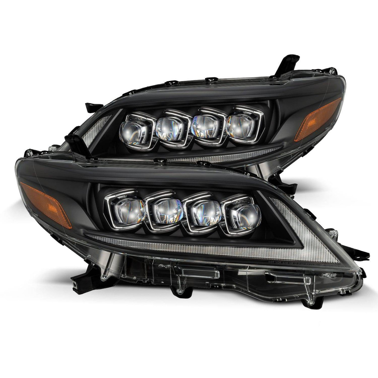 AlphaRex NOVA-Series LED Projector Headlights Black | 2011-2020