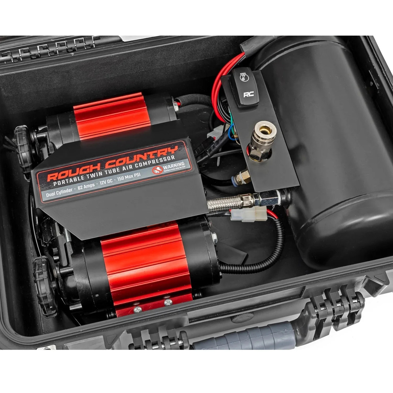 Rough Country Portable Twin Air Compressor Kit w/Carry Case