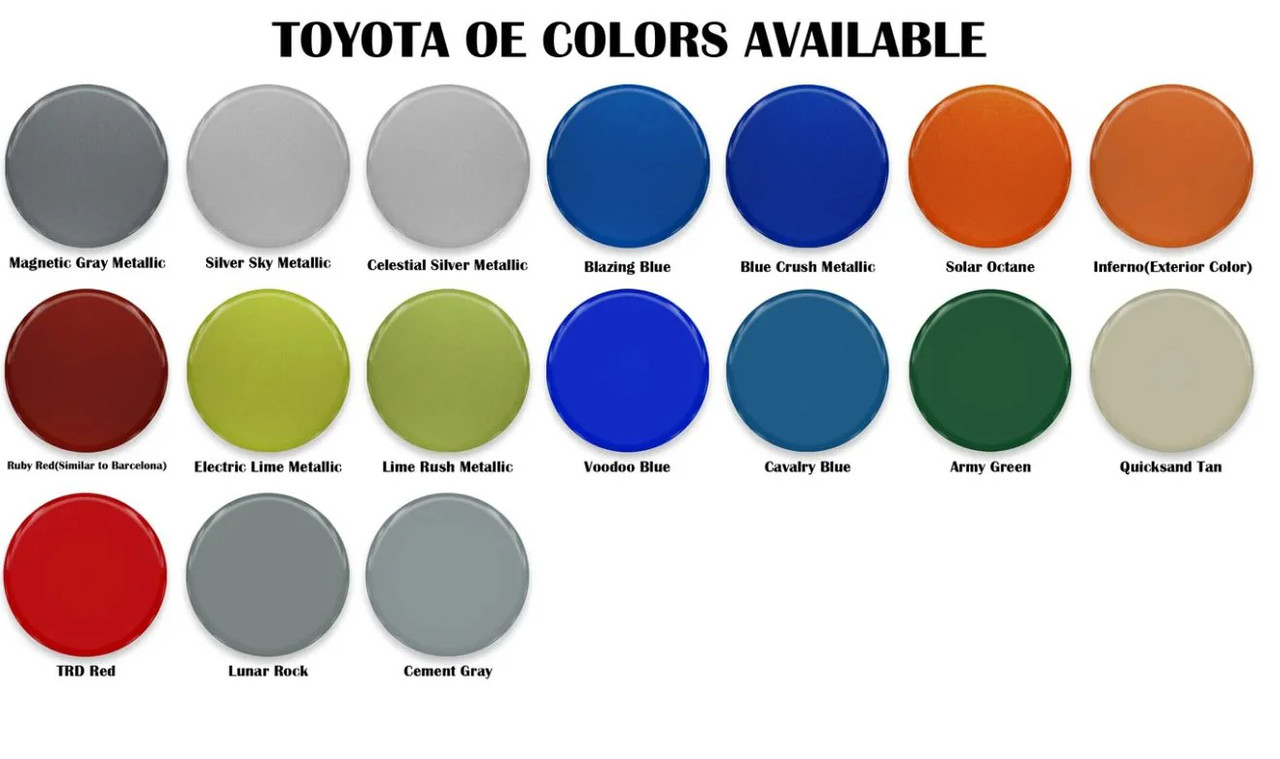 Tufskinz Tailgate Tundra Letter Inserts - Toyota OE Colors | 2022