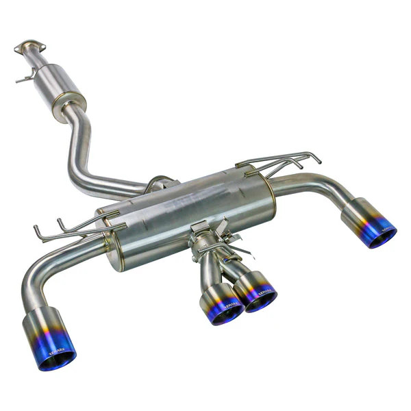 Remark Ti-Spec Titanium Catback Exhaust System - Quad Tip | 2023+