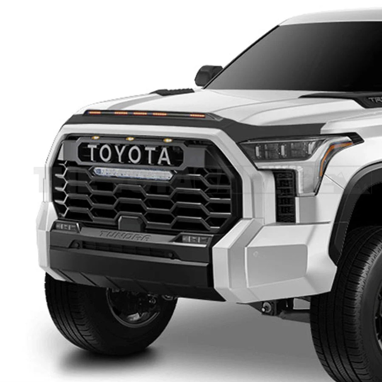 バグシールド AVS 320011 Aeroskin Smoke Hood Protector Shield Flush Mount AVS 320011 AEROSKIN Smoke Hood Protector Shield Flush Mount RealTruck AVS Aeroskin Chrome Hood Protector | Husky Liners