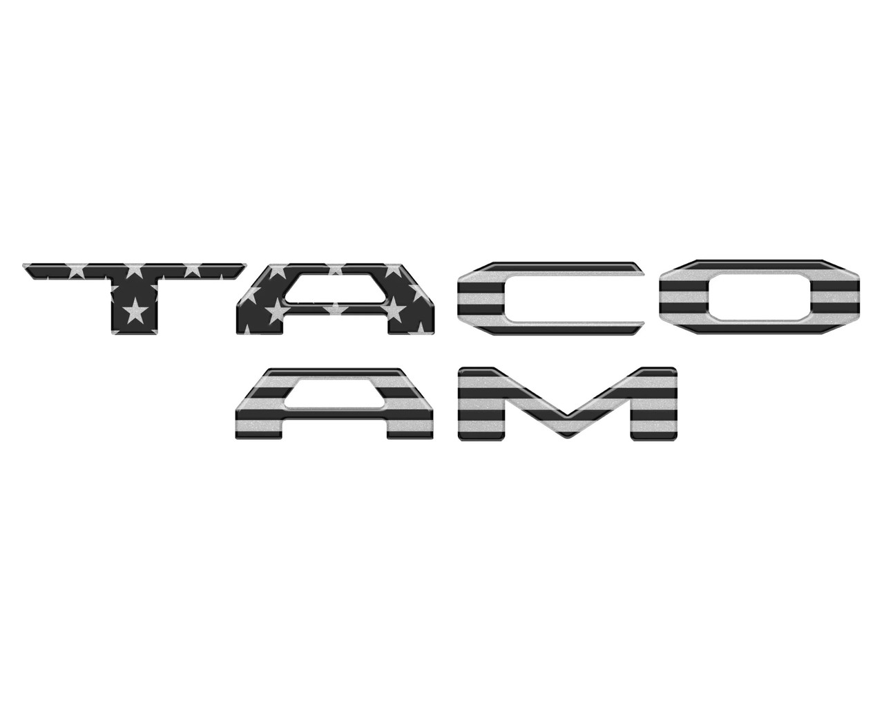 Tufskinz Tailgate Letter Inserts (Multiple Color Options) | 2024