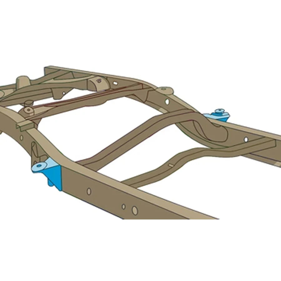 Rust Buster Rear Body Frame Mount - Passenger Side | 2006-2000