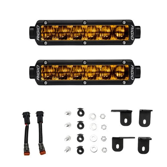 Rigid SR-Series Yellow Fog Light Kit (SAE Legal) | 2025+ Toyota