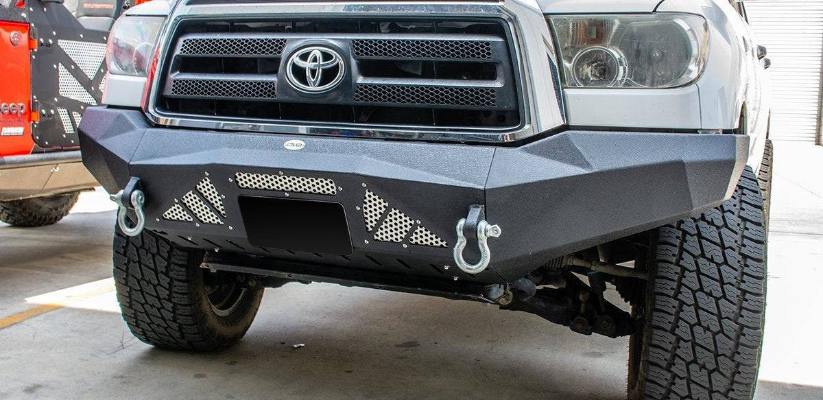 DV8 Offroad Steel Front Bumper | 2007-2013 Toyota Tundra (FBTT2-03)