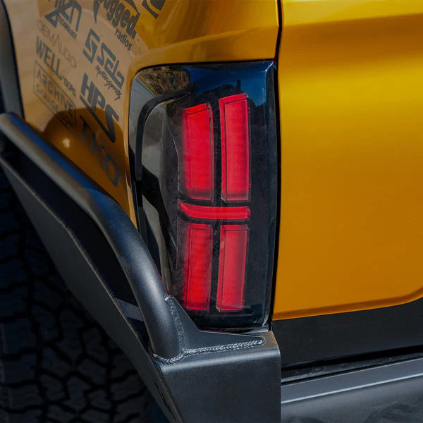 AlphaRex NOVA-Series Prismatic LED Tail Lights Black | 2016-2023