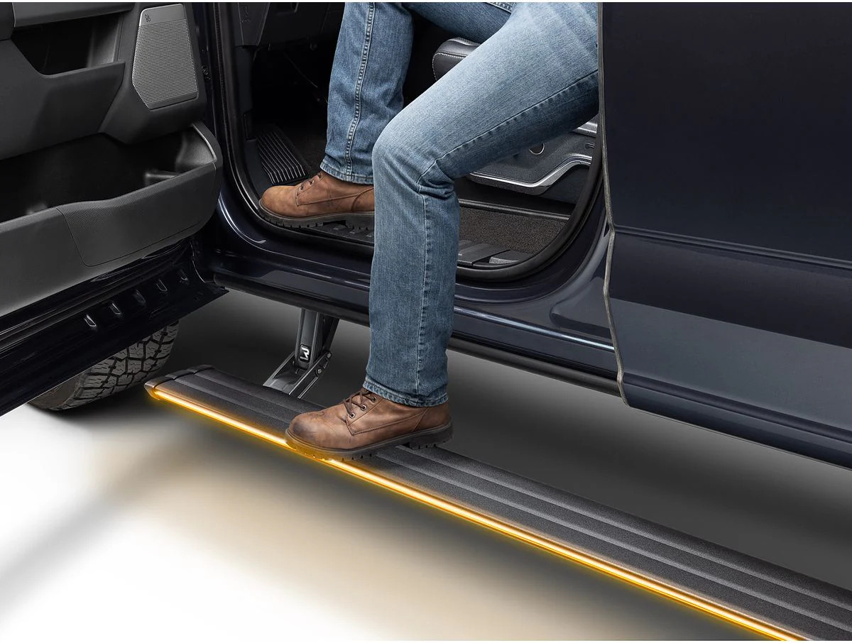 AMP Vision Electric Powerstep Running Boards | 2022-2026 Toyota Tundra