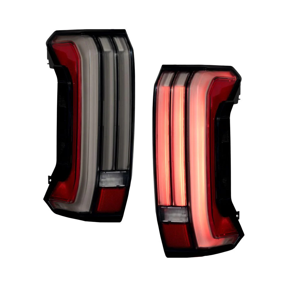 DTMOTO Dark Red Smoke Tail Lights For 2000-2004 Toyota Tundra (Driver & Passenger)