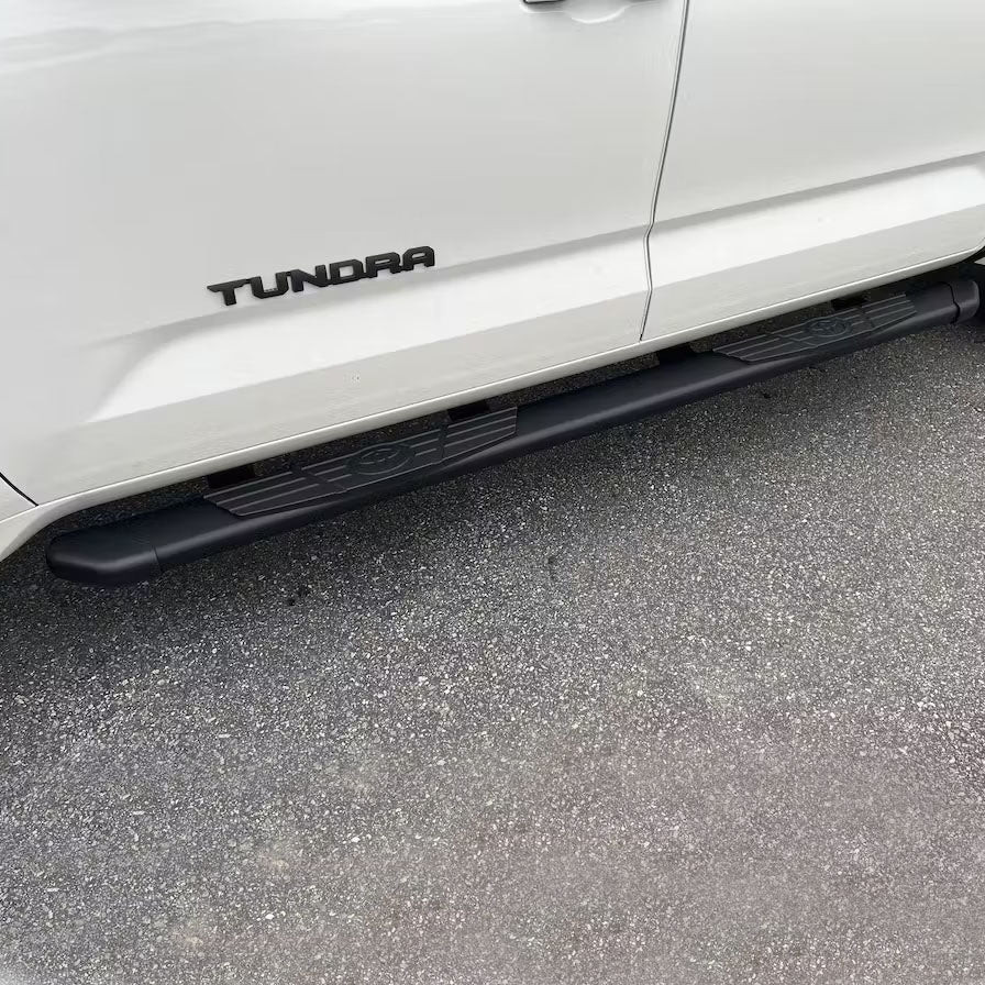 Toyota Black Flat Oval Running Boards | 2022-2026 Toyota Tundra