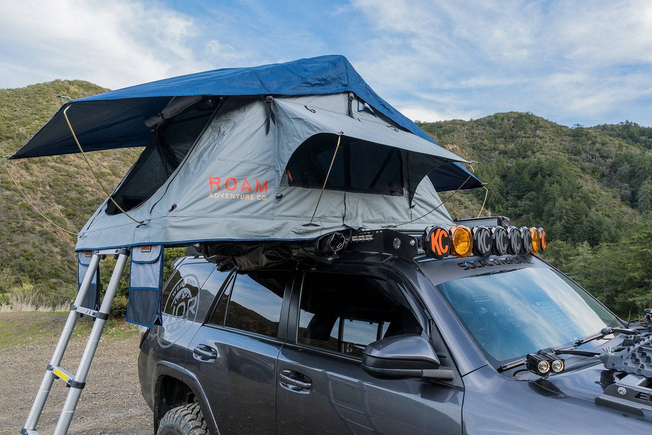 ROAM Adventure Vagabond Lite Rooftop Tent Slate Grey/Navy Blue