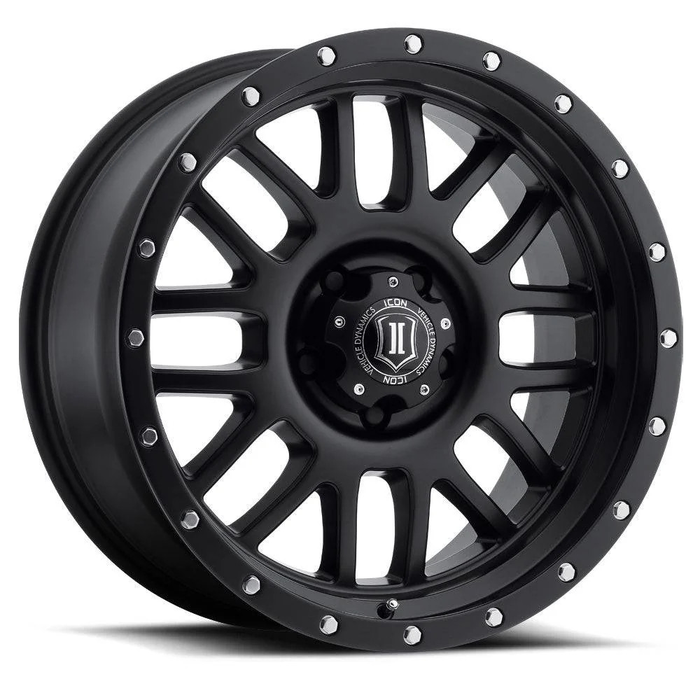 Icon Alloys Alpha Wheel | Black on Black - Toyota 2005+ Tacoma