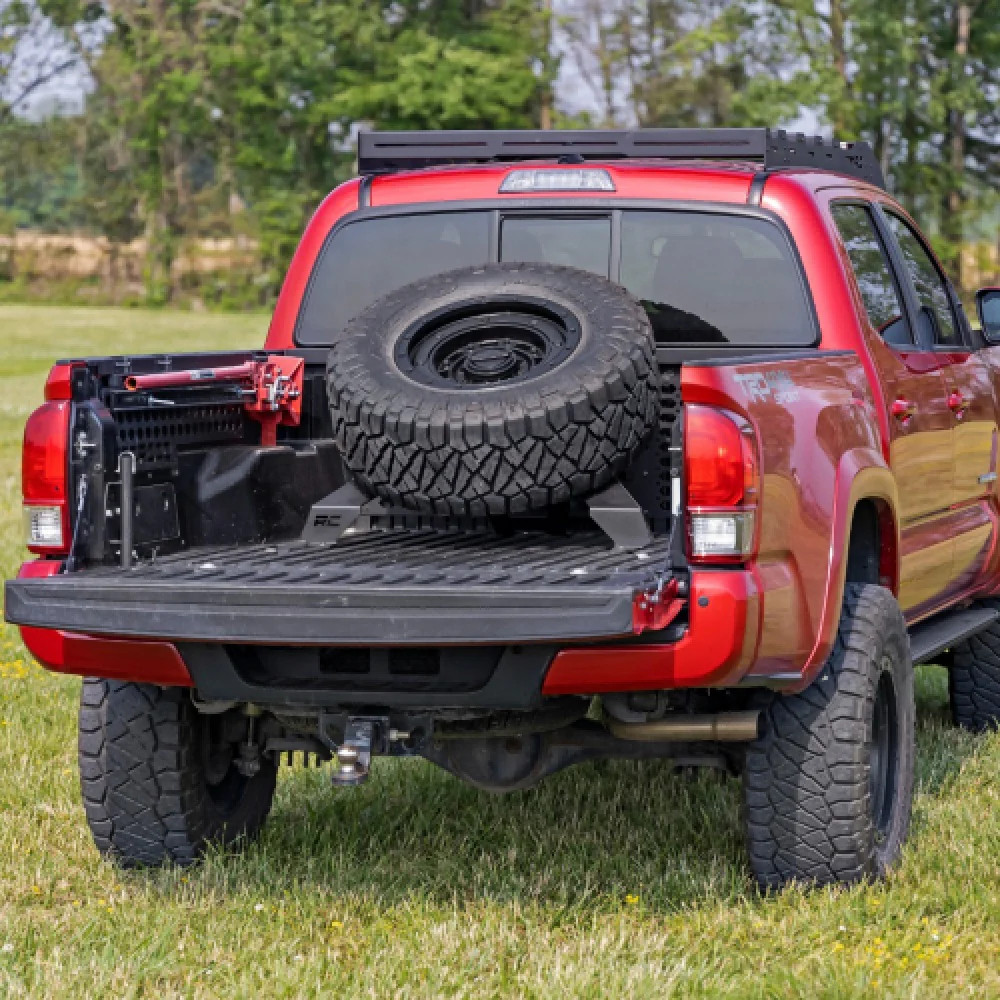 Rough Country Bed Mount Spare Tire Carrier 2016-2023 Toyota Tacoma