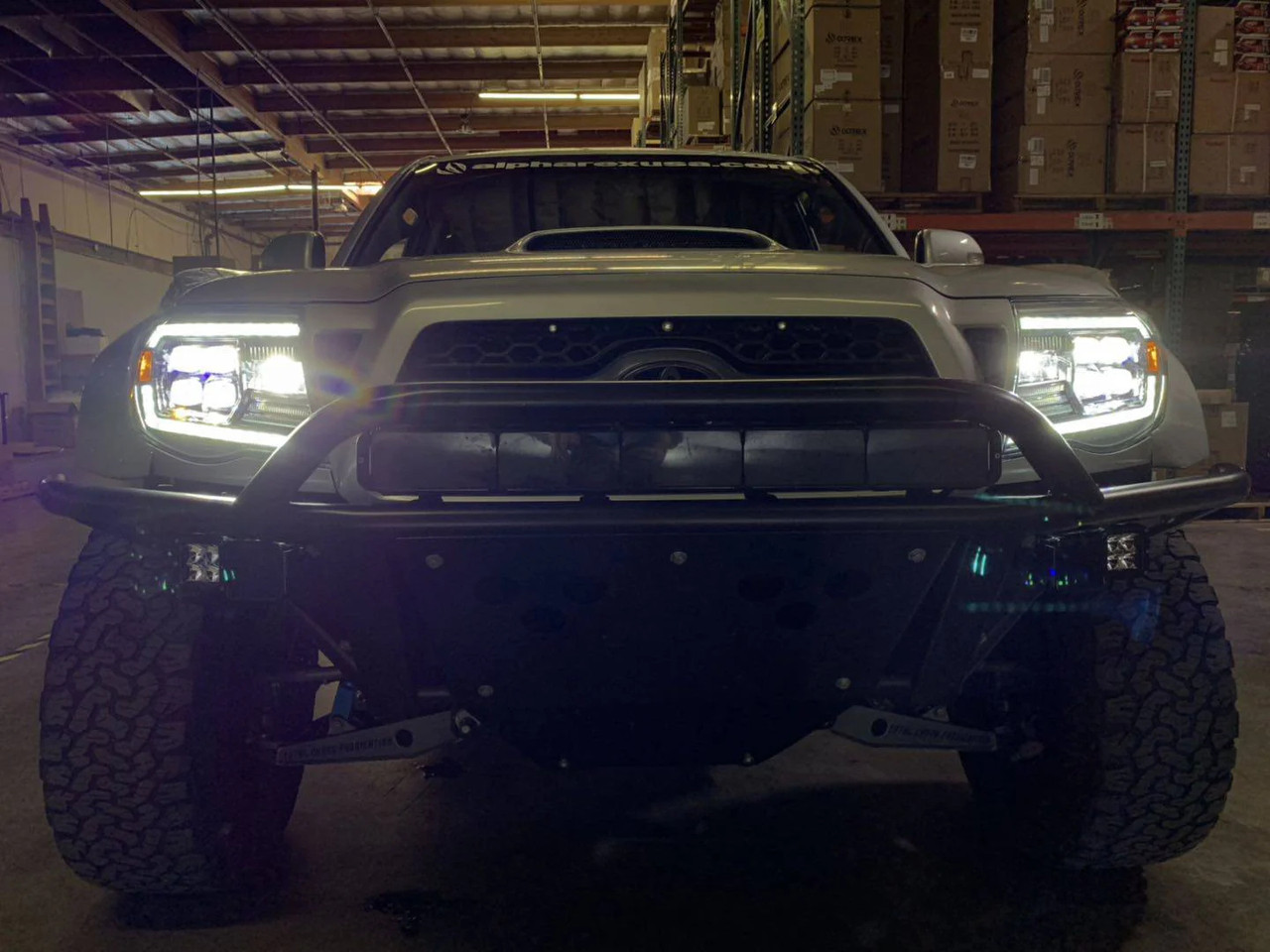 AlphaRex NOVA-Series LED Projector Headlights Black - 2005-2011