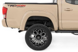 Rough Country Flat Black Pocket Style Fender Flares | 2023-2016 Toyota Tacoma (F-T11621)
