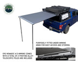 Overland Vehicle Systems Nomadic Awning 1.3 - 4.5' With Black Cover | Universal Overland Vehicle Systems Nomadic Awning 1.3 - 4.5' With Black Cover | Universal