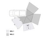 Overland Vehicle Systems Nomadic 270 LT Awning Wall 2 Driver Side | Universal Overland Vehicle Systems Nomadic 270 LT Awning Wall 2 Driver Side | Universal
