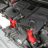 aFe BladeRunner 2.5" Aluminum Hot Charge Pipe Kit Red | 2022-2025 Toyota Tundra aFe BladeRunner 2.5" Aluminum Hot Charge Pipe Kit Red | 2022-2025 Toyota Tundra