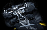 AWE Resonated Touring Edition Exhaust - 5in Chrome Silver Tips | 2020+ Toyota GR Supra A90 AWE Resonated Touring Edition Exhaust - 5in Chrome Silver Tips | 2020+ Toyota GR Supra A90