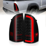 ANZO Full LED Tail Lights With Sequential Turn Signal - Black Housing Smoke Lens | 2005-2015 Toyota Tacoma ANZO Full LED Tail Lights With Sequential Turn Signal - Black Housing Smoke Lens | 2005-2015 Toyota Tacoma