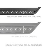 GoRhino Dominator Xtreme DSS Side Steps - Complete Kit with Brackets | 2024+ Toyota Tacoma GoRhino Dominator Xtreme DSS Side Steps - Complete Kit with Brackets | 2024+ Toyota Tacoma