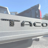 Tufskinz Bed Rail Tailgate Letter Overlays | 2024+ Toyota Tacoma Tufskinz Bed Rail Tailgate Letter Overlays | 2024+ Toyota Tacoma