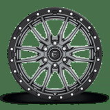 Fuel Rebel Wheels | Anthracite w/Black Lip Fuel Rebel Wheels | Anthracite w/Black Lip