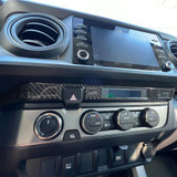 Tufskinz Digital Climate Display Accent Trim | 2023-2016 Toyota Tacoma Tufskinz Digital Climate Display Accent Trim | 2023-2016 Toyota Tacoma