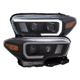 Anzo  Black Plank Style Switchback Project Headlights - 2023-2016 Toyota Tacoma TRD Models (111397)