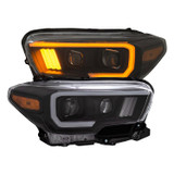 Anzo Black Plank Style Switchback Project Headlights - 2023-2016 Toyota Tacoma SR/SR5 Models (111396) Anzo Black Plank Style Switchback Project Headlights - 2023-2016 Toyota Tacoma SR/SR5 Models (111396)
