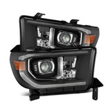 AlphaRex MK II PRO-Series Halogen Projector Headlights Black (Without Level Adjuster) | 2007-2013 Toyota Tundra