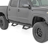 Rough Country SRX2 Adjustable Aluminum Side Steps | 2024+ Toyota Tacoma