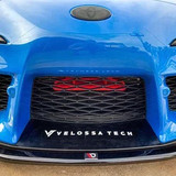 Burger Motorsports Velossa Tech BIG MOUTH Ram Air Intake Snorkel - Orange | 2020+ Toyota GR Supra