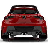 Rally Armor Black UR Mud Flaps w/Red Logo | 2023+ Toyota GR Corolla Rally Armor Black UR Mud Flaps w/Red Logo | 2023+ Toyota GR Corolla