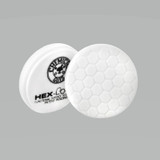 Chemical Guys Hex-Logic Self-Centered Light-Medium Polishing Pad - White - 4in Chemical Guys Hex-Logic Self-Centered Light-Medium Polishing Pad - White - 4in