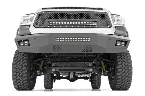 Rough Country Heavy-Duty Front LED Bumper | 2014-2021 Toyota Tundra (10777) Rough Country Heavy-Duty Front LED Bumper | 2014-2021 Toyota Tundra (10777)