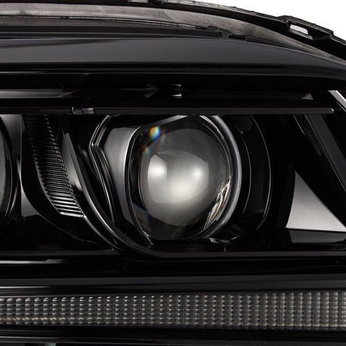AlphaRex LUXX-Series LED Projector Headlights Alpha-Black | 2011-2020 Toyota Sienna (880765)