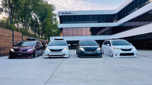 AlphaRex PRO-Series LED Projector Headlights Alpha-Black | 2011-2020 Toyota Sienna (880763)