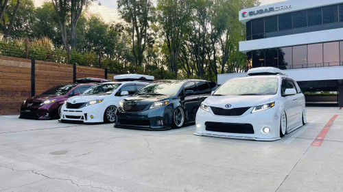 AlphaRex PRO-Series LED Projector Headlights Black | 2011-2020 Toyota Sienna (880764)