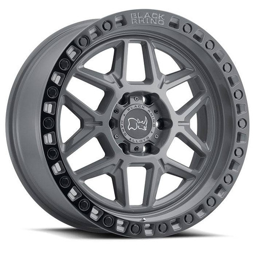 Black Rhino Kelso Wheels - Battleship Gray w/ Black Lip & Bolts | Toyota Tacoma / 4Runner Black Rhino Kelso Wheels - Battleship Gray w/ Black Lip & Bolts | Toyota Tacoma / 4Runner