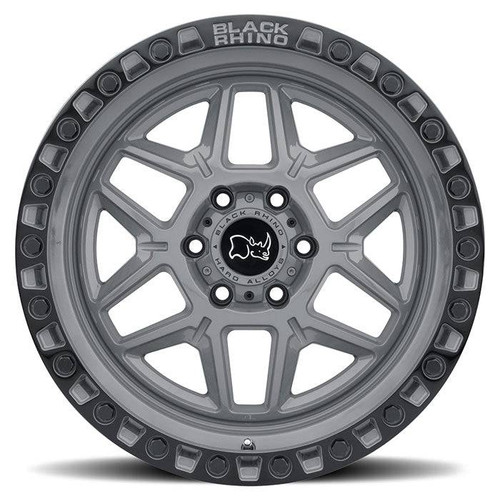 Black Rhino Kelso Wheels - Battleship Gray w/ Black Lip & Bolts | Toyota Tacoma / 4Runner Black Rhino Kelso Wheels - Battleship Gray w/ Black Lip & Bolts | Toyota Tacoma / 4Runner