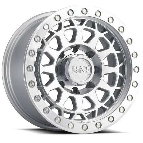 Black Rhino Primm Wheels - Silver w/Mirror Face & Lip Edge | Toyota Tacoma / 4Runner