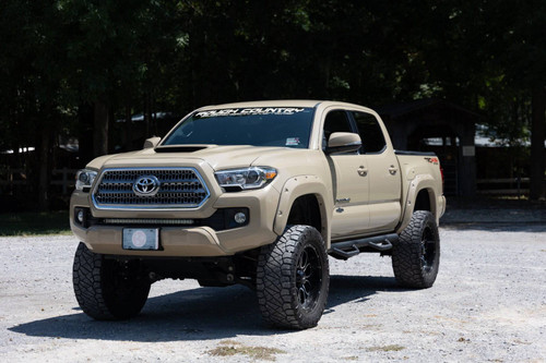 Rough Country Flat Black Pocket Style Fender Flares | 2023-2016 Toyota Tacoma (F-T11621) Rough Country Flat Black Pocket Style Fender Flares | 2023-2016 Toyota Tacoma (F-T11621)