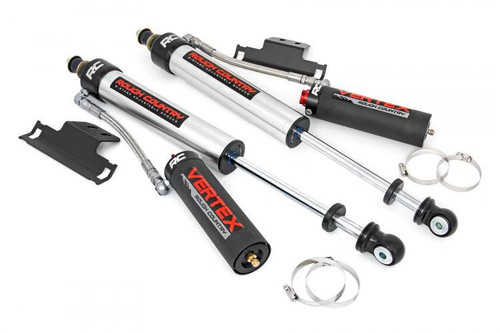 Rough Country Rear Adjustable Vertex Shocks for 3" Lift | 2005+ Toyota Tacoma (699010)